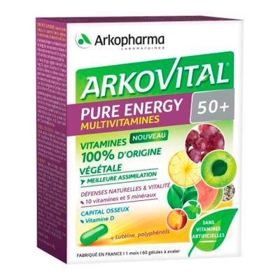 ARKOVITAL Pure Energy Senior 50+ 60 Caps