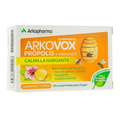 ARKOVOX Propolis Miel-Citron + Vitamine C 24 Comp