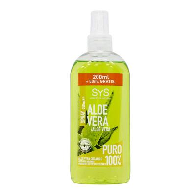 Spray d'urgence à l'aloe vera 100% pur 200 ml 