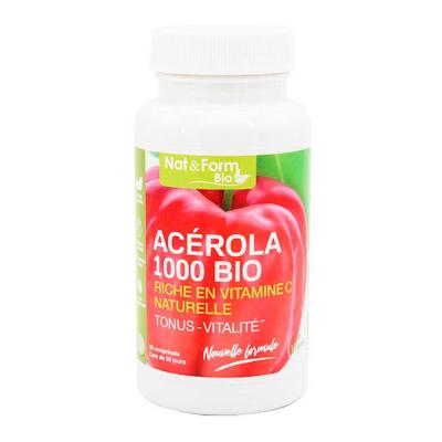 ACEROLA 1000 BIO Riche en Vitamine C 30 Comp