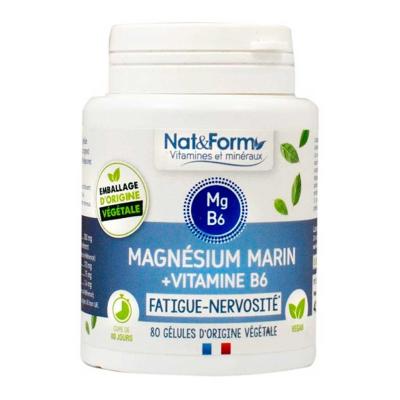 Complément Alimentaire Magnésium et Vitamine B6 80 Caps
