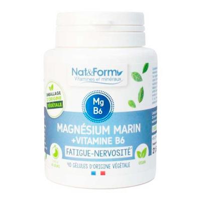 Complément Alimentaire Magnésium et Vitamine B6 40 Caps